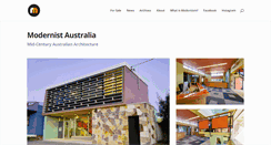 Desktop Screenshot of modernistaustralia.com