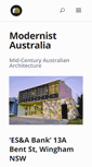 Mobile Screenshot of modernistaustralia.com