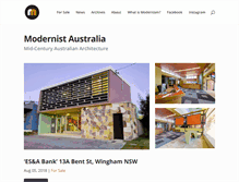 Tablet Screenshot of modernistaustralia.com